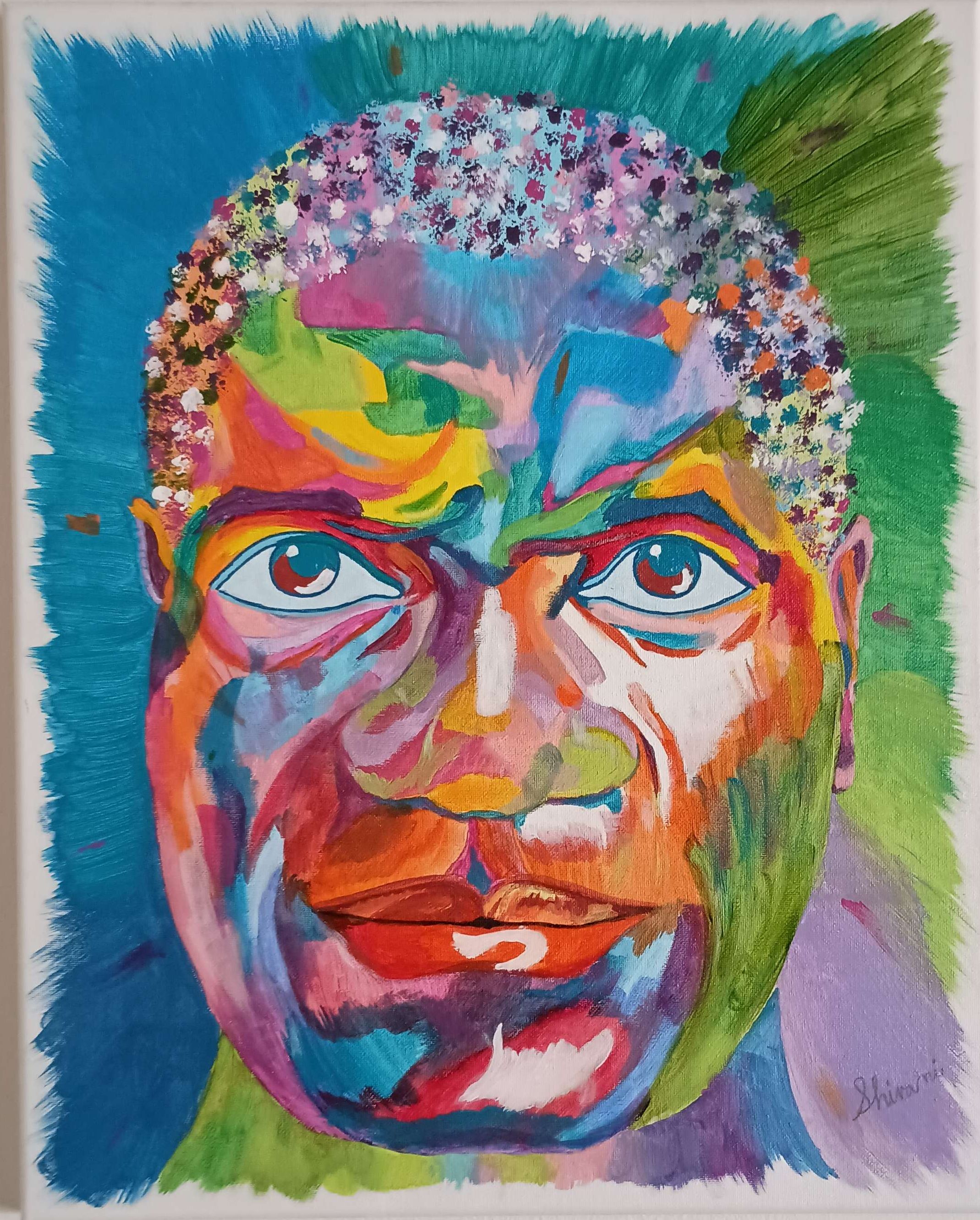 Denis Mukwege-Acrylic